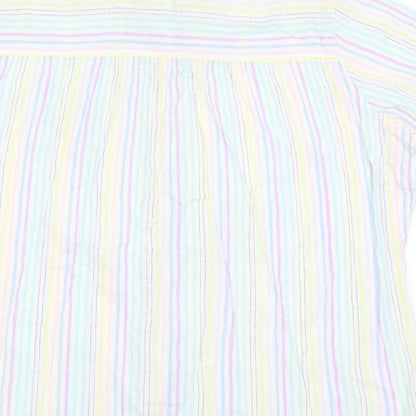 Womens UK Size 14 Marks and Spencer Multicoloured Basic Button-Up