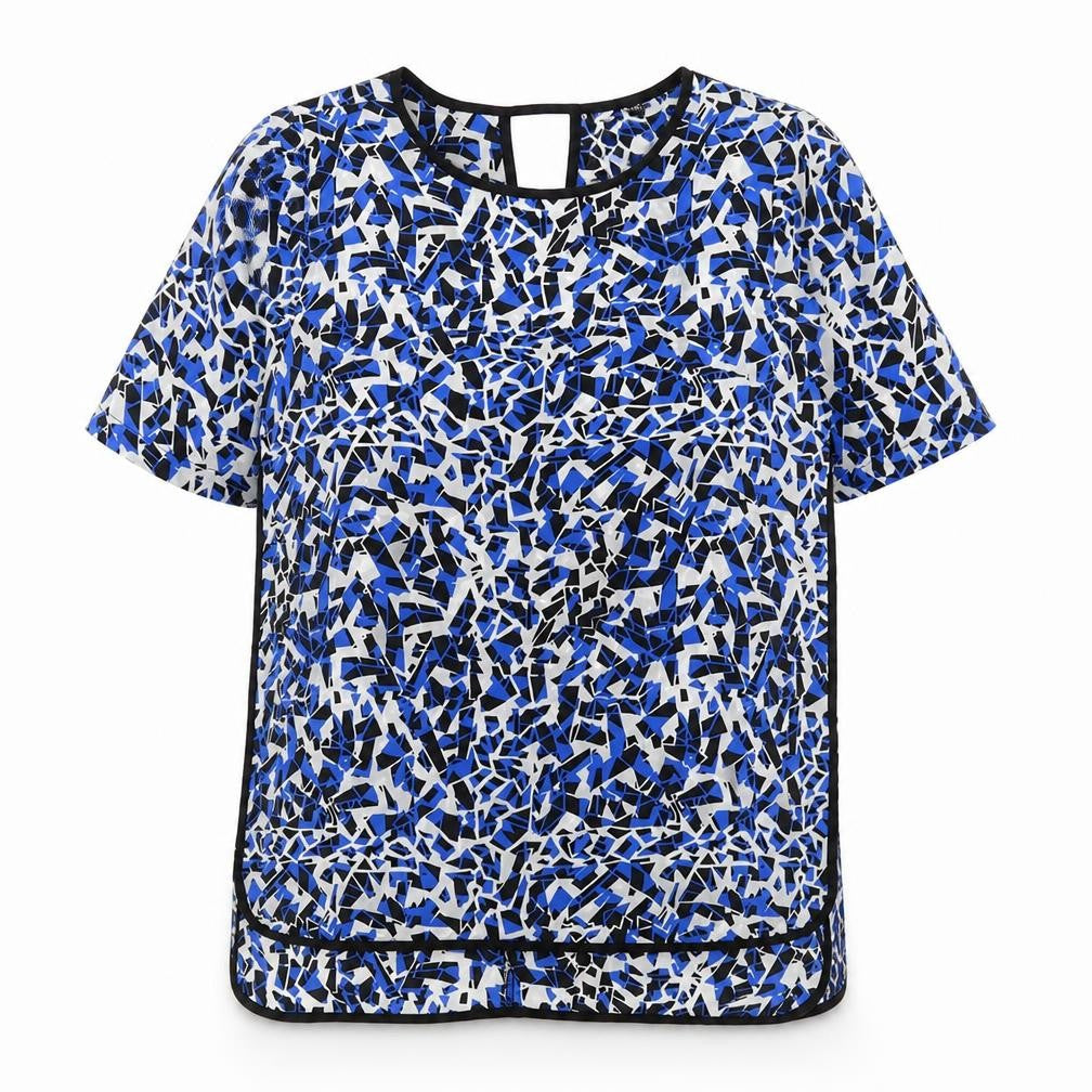 Womens UK Size 8 F&F Blue Basic Blouse