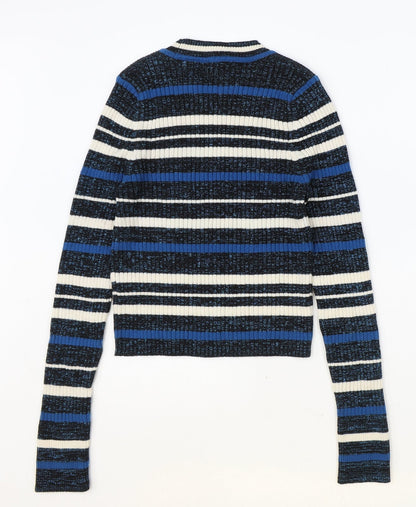 Womens UK Size 12 Marks and Spencer Blue Pullover Jumper