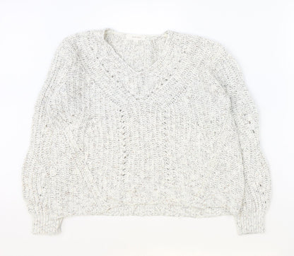Womens UK Size 8 Marks and Spencer Ivory Pullover Jumper