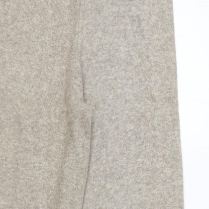 Zara Womens Brown Acrylic Trousers Size M Regular