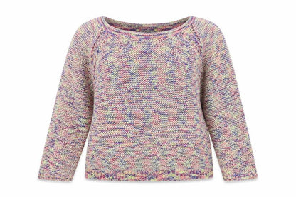 Womens UK Size 18 Indigo Multicoloured Pullover Jumper