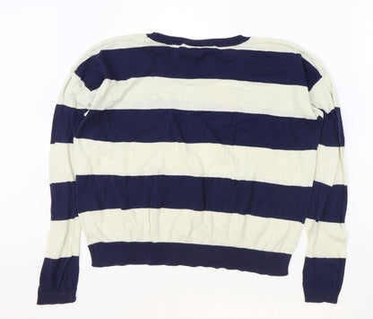 Womens UK Size 12 New Look Blue Pullover Jumper