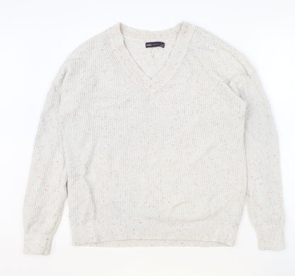 Womens UK Size M Marks and Spencer Grey Pullover Jumper