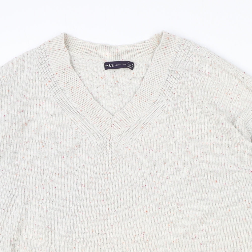 Womens UK Size M Marks and Spencer Grey Pullover Jumper