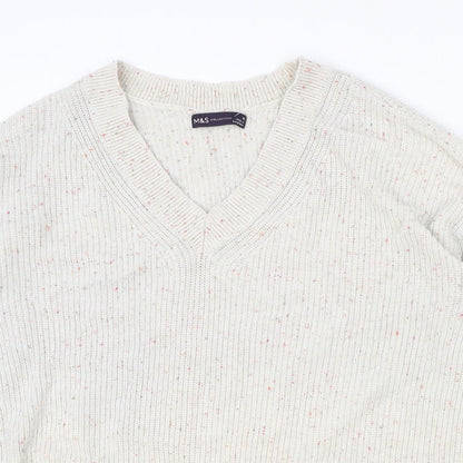 Womens UK Size M Marks and Spencer Grey Pullover Jumper