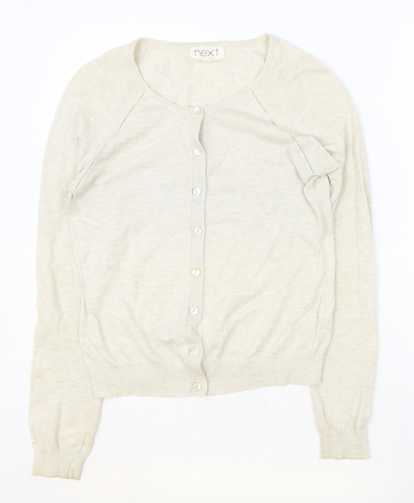 Womens UK Size 10 NEXT Beige Pullover Jumper