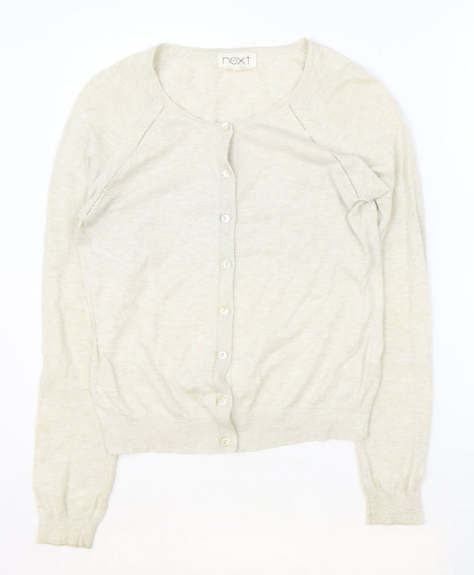 Womens UK Size 10 NEXT Beige Pullover Jumper