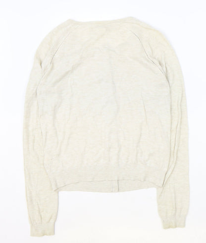 Womens UK Size 10 NEXT Beige Pullover Jumper