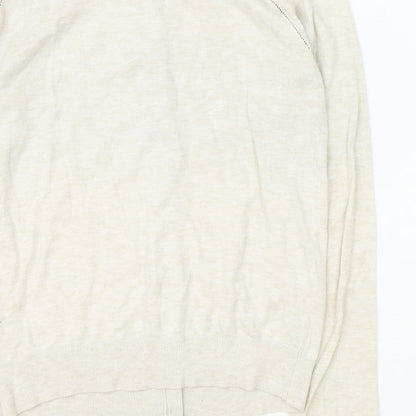 Womens UK Size 10 NEXT Beige Pullover Jumper