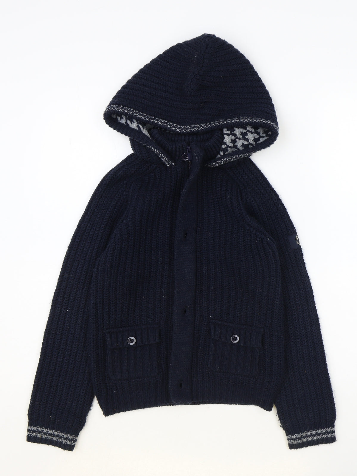 Maycral Boys Blue Jacket Size 9 Years Zip