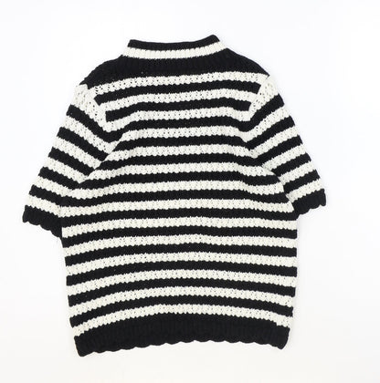 Womens UK Size 8 Marks and Spencer Black Pullover Jumper