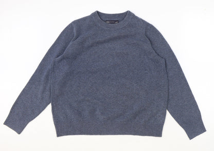 Womens UK Size M Marks and Spencer Blue Pullover Jumper