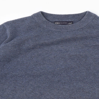 Womens UK Size M Marks and Spencer Blue Pullover Jumper