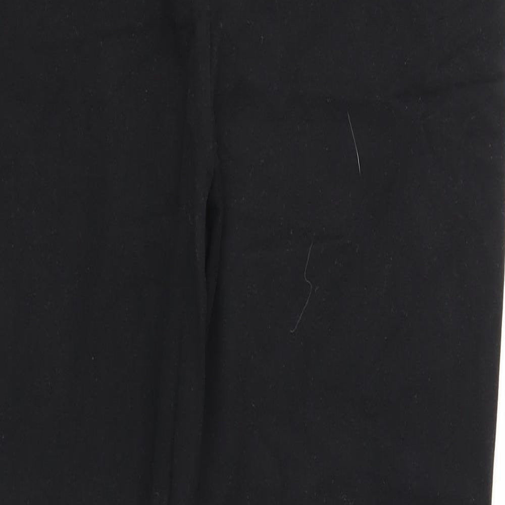 Womens UK Size 12 John Lewis Regular Fit Dress Pants Black Trousers