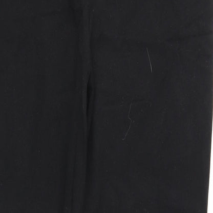 Womens UK Size 12 John Lewis Regular Fit Dress Pants Black Trousers