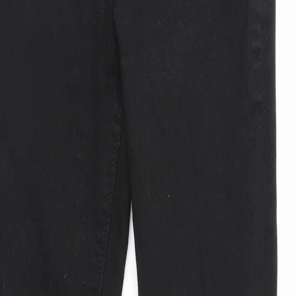 Womens UK Size 10 Waredenim Regular Fit Skinny Black Jeans