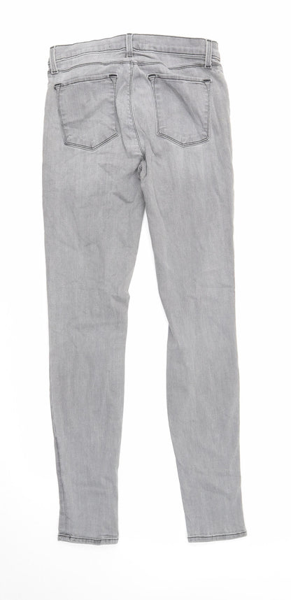 Womens UK Size 28 in J Brand Regular Fit Skinny Grey Jeans