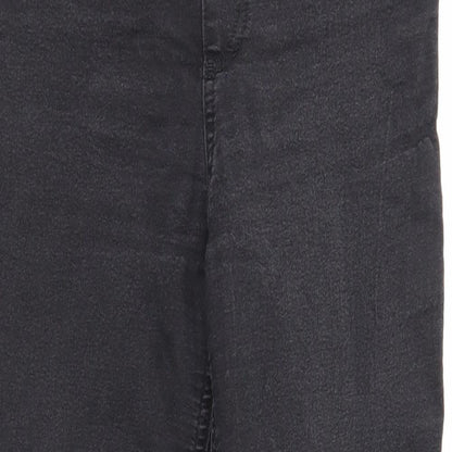 Marks and Spencer Womens Black Cotton Jegging Jeans Size 10 Regular
