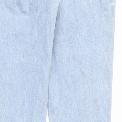 &Denim Womens Blue Cotton Skinny Jeans Size 32 in Regular Zip