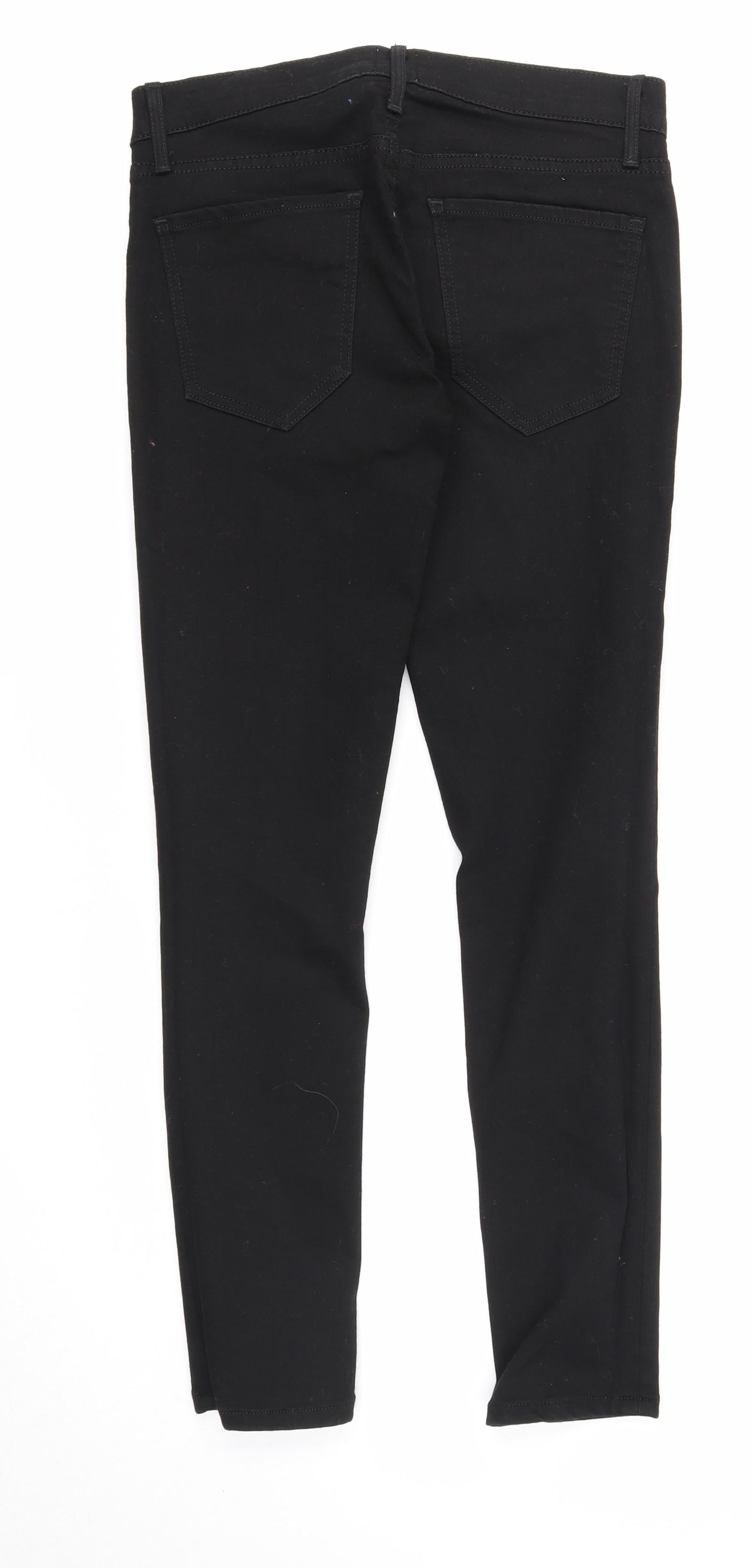 Womens UK Size 28 in Preworn Regular Fit Skinny Black Jeans