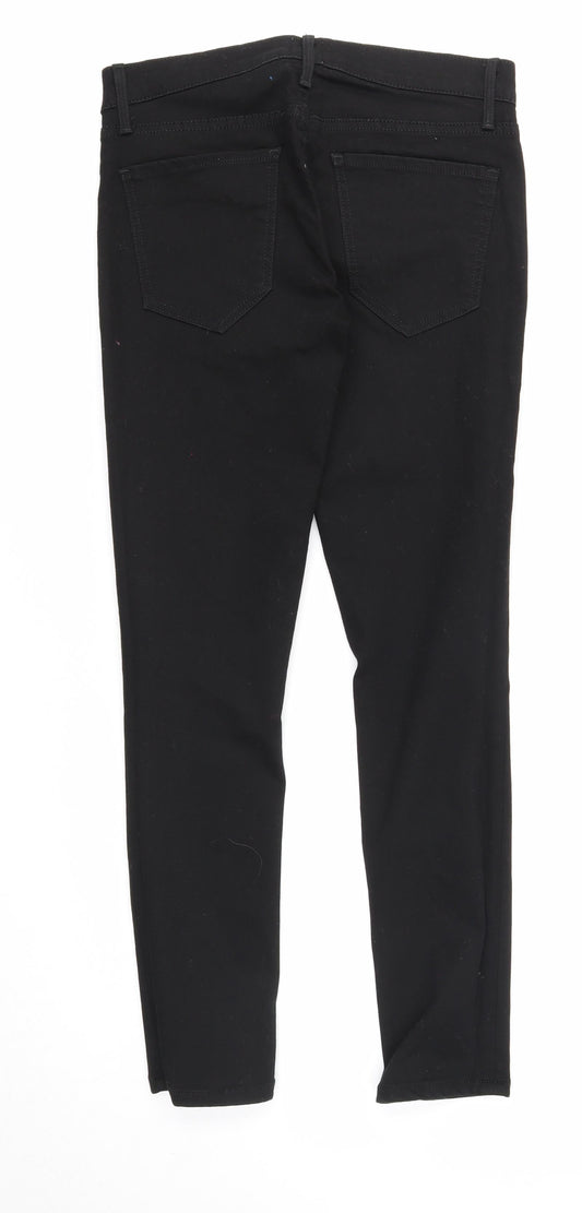 Womens UK Size 28 in Preworn Regular Fit Skinny Black Jeans