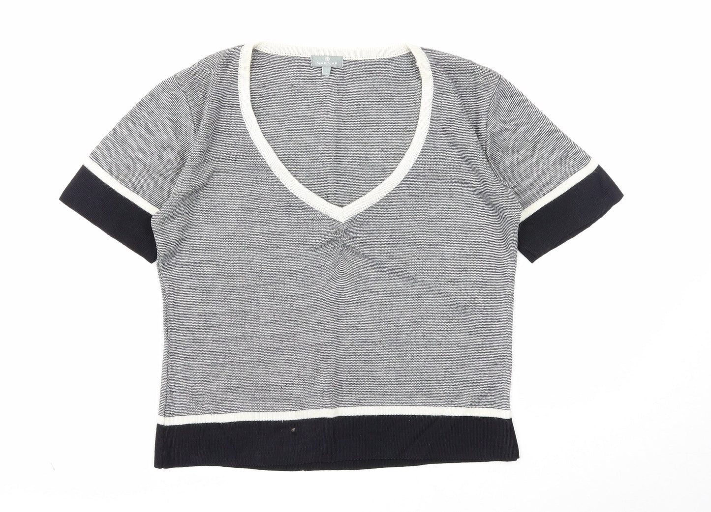 Womens UK Size L NAF NAF White Pullover Jumper