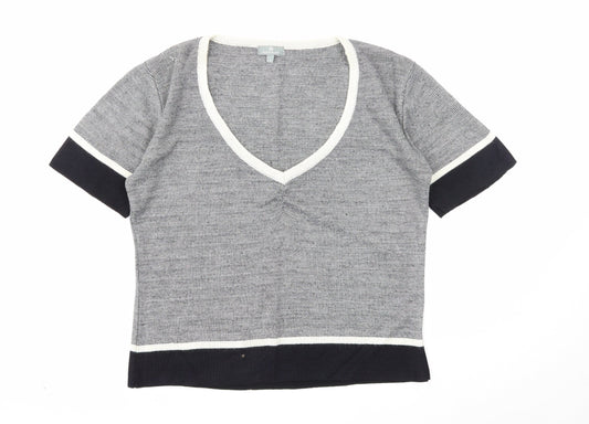 Womens UK Size L NAF NAF White Pullover Jumper