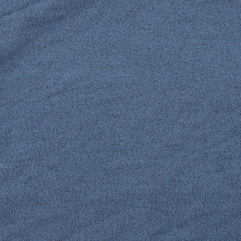 Buffalo Womens Blue Round Neck Acrylic Pullover Jumper Size L