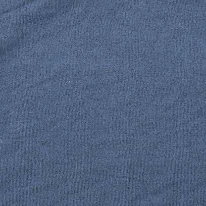 Buffalo Womens Blue Round Neck Acrylic Pullover Jumper Size L