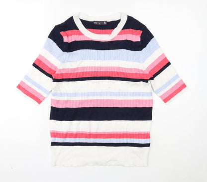 Womens UK Size 16 Marks and Spencer White Pullover Jumper