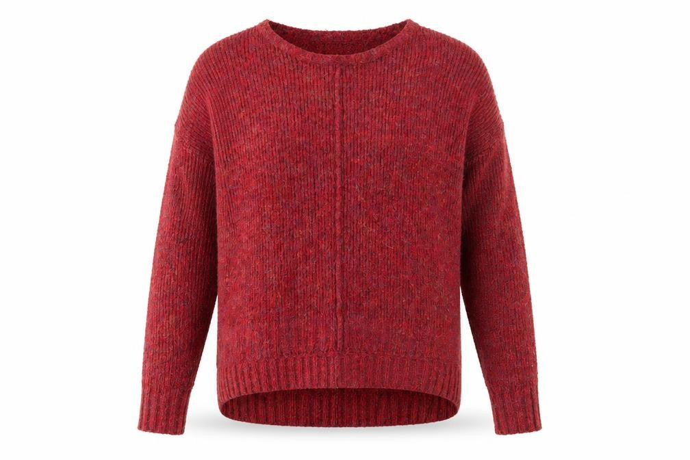 Womens UK Size M Marks and Spencer Red Pullover Jumper