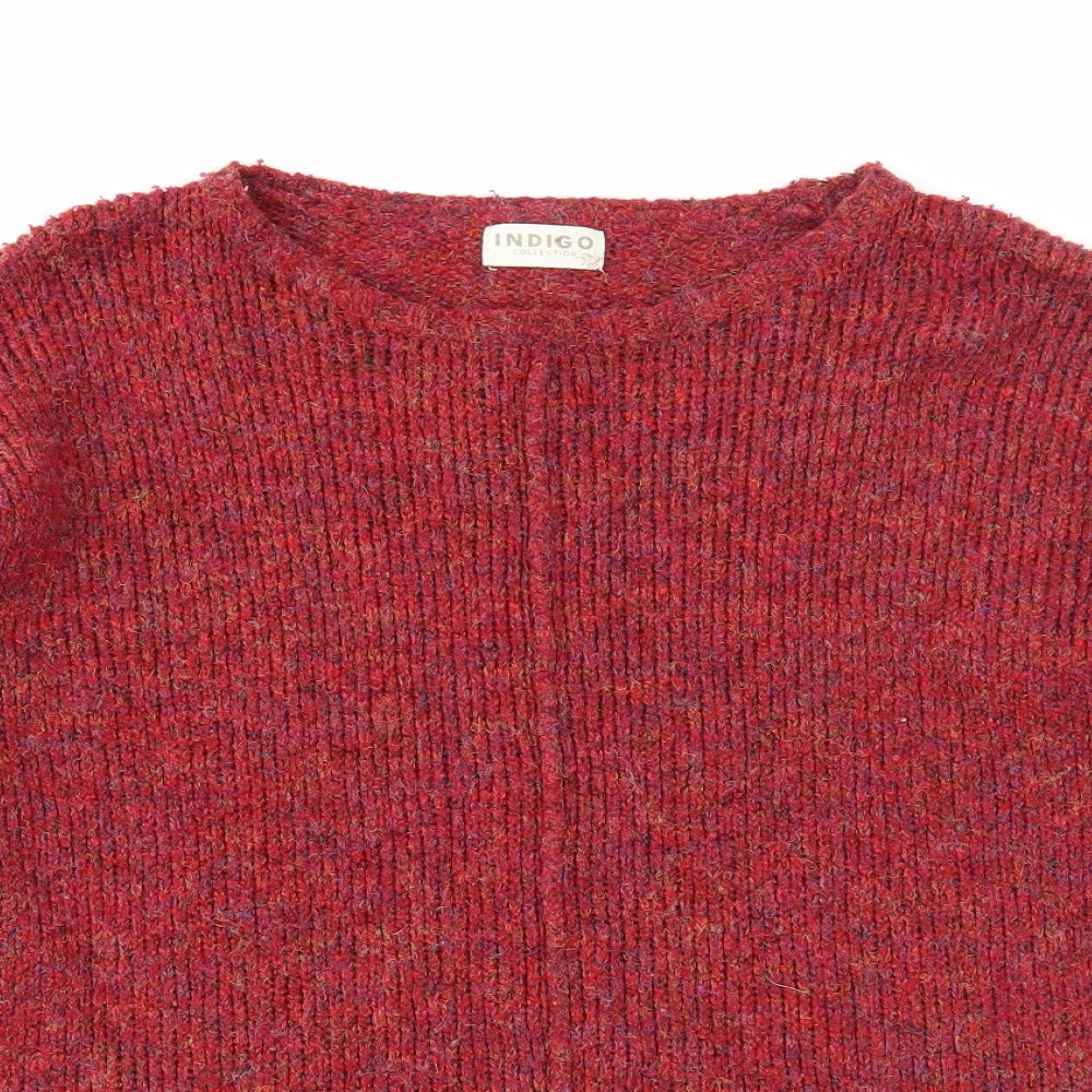 Womens UK Size M Marks and Spencer Red Pullover Jumper