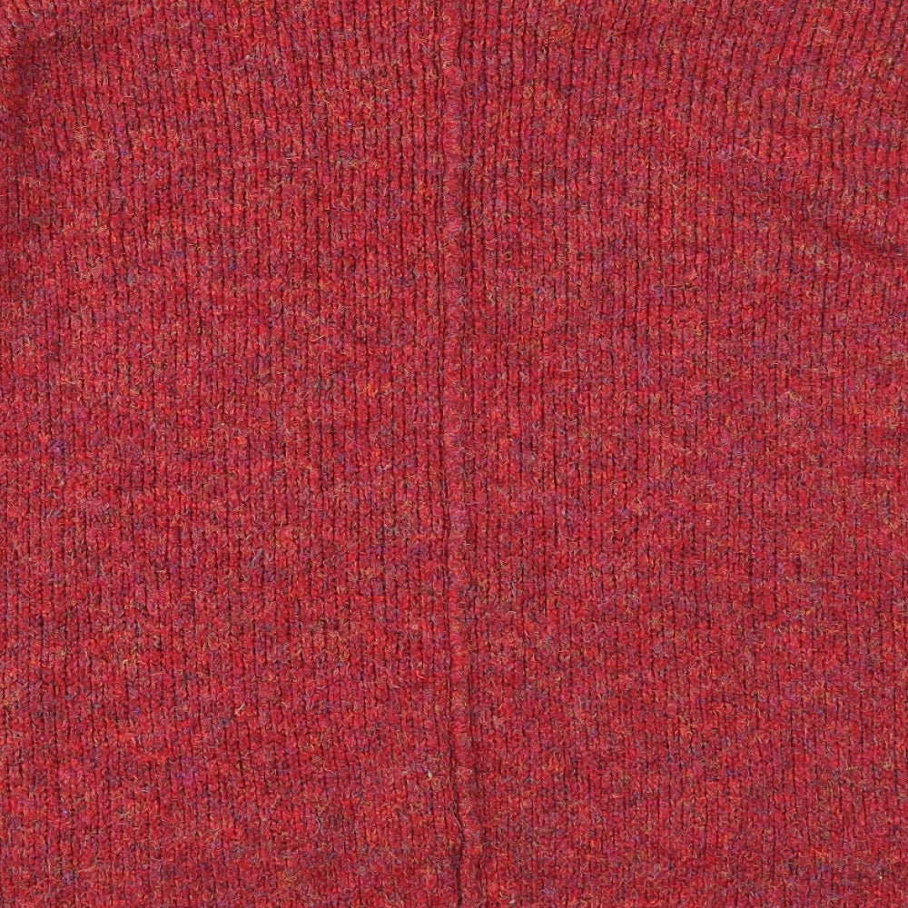 Womens UK Size M Marks and Spencer Red Pullover Jumper