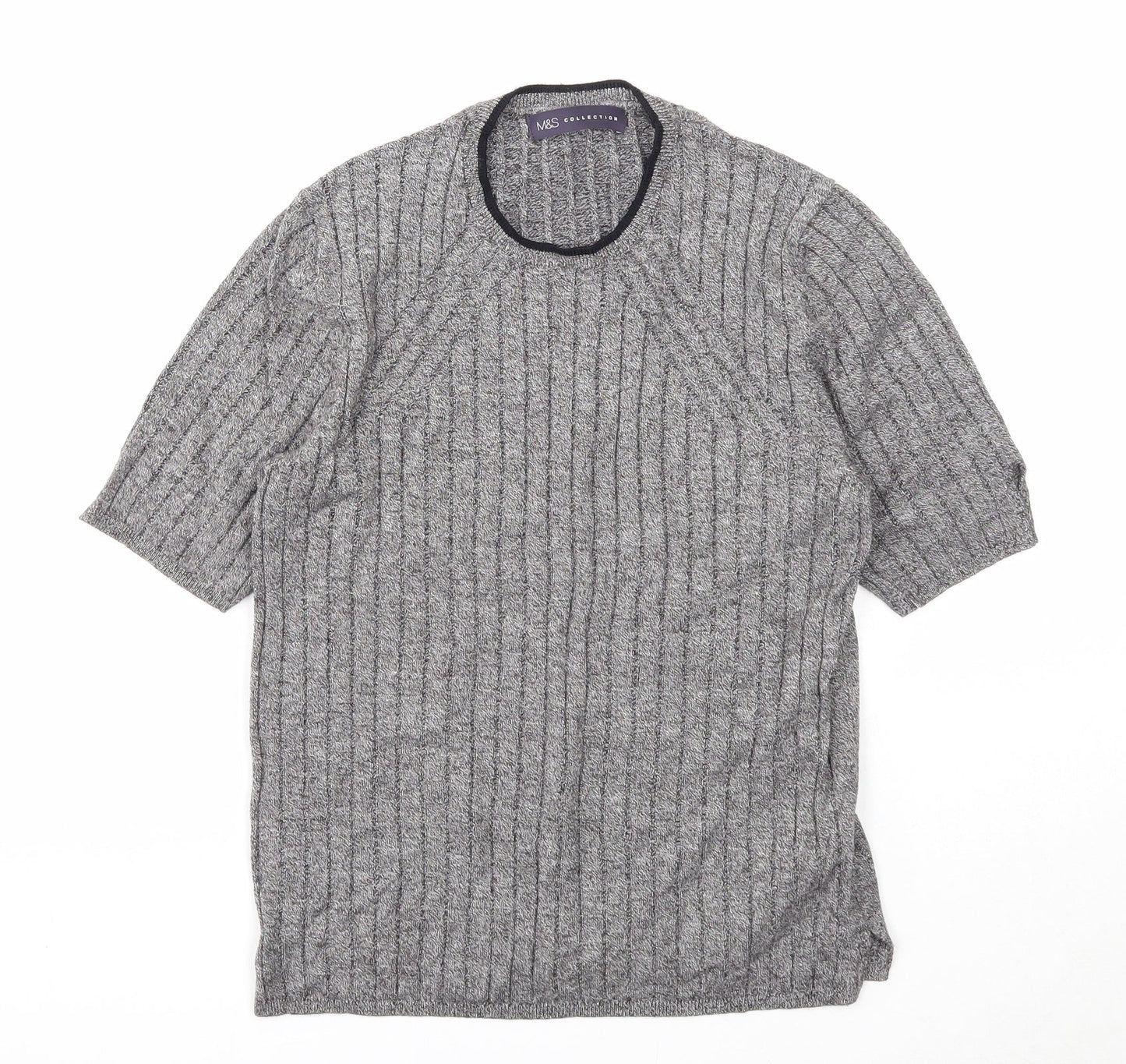 Womens UK Size 12 Marks and Spencer Grey Pullover Jumper