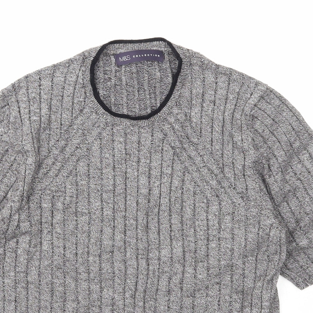 Womens UK Size 12 Marks and Spencer Grey Pullover Jumper