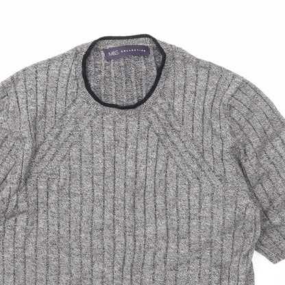 Womens UK Size 12 Marks and Spencer Grey Pullover Jumper