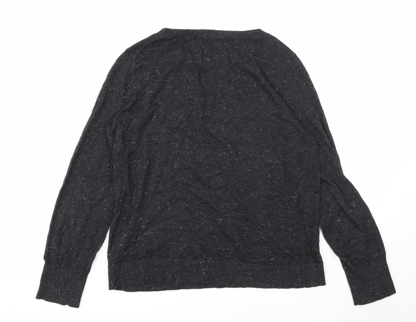 Womens UK Size 10 Preworn Black Pullover Jumper