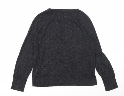 Womens UK Size 10 Preworn Black Pullover Jumper