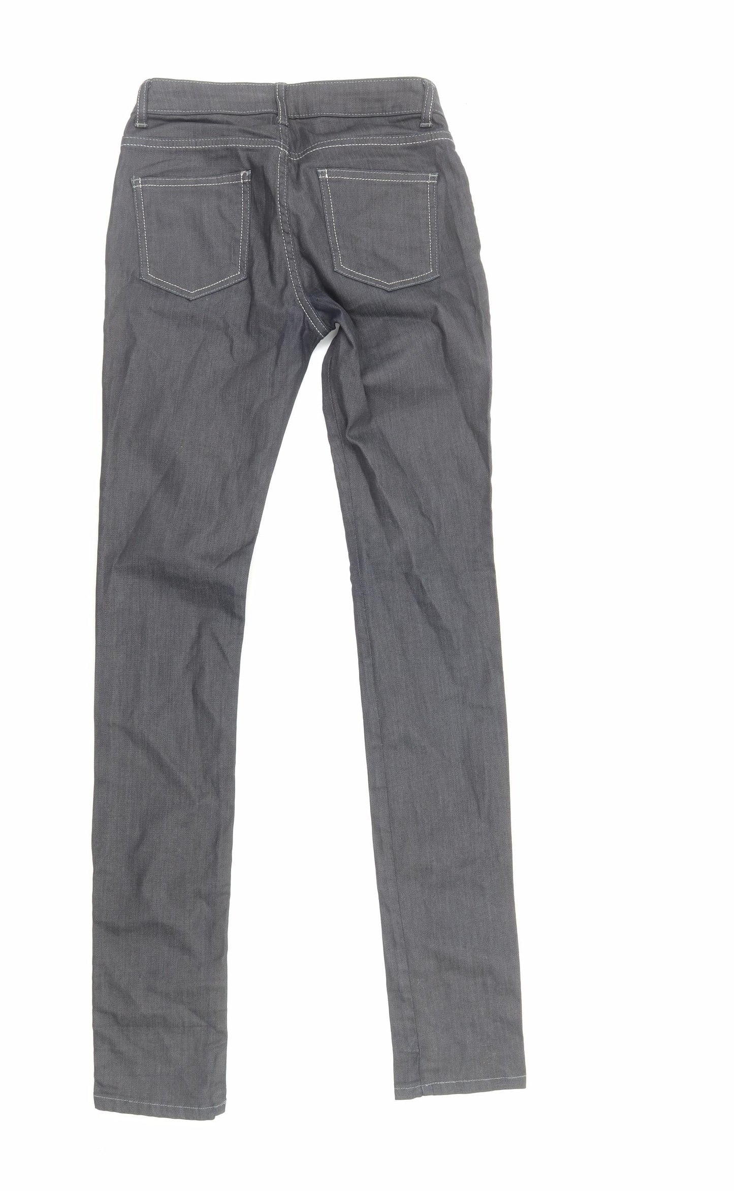 Who is She Womens Black Cotton Skinny Jeans Size 6 L32 in Regular Zip