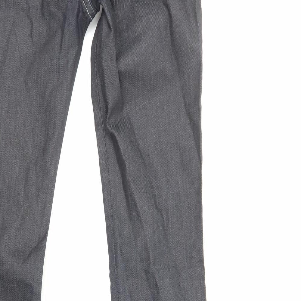 Who is She Womens Black Cotton Skinny Jeans Size 6 L32 in Regular Zip