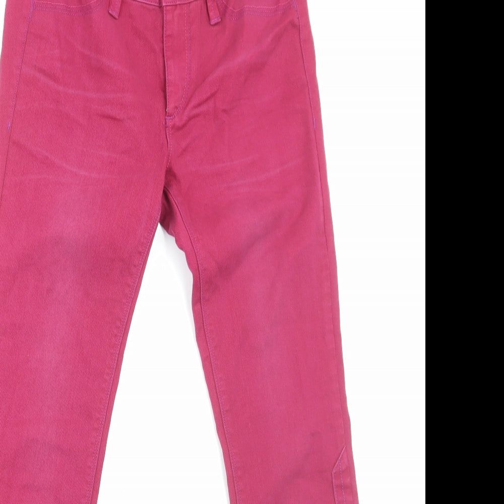 Lee Cooper Womens Pink Cotton Skinny Jeans Size 6 Regular Zip