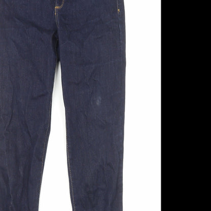Gap Womens Blue Cotton Skinny Jeans Size 10 Regular Zip