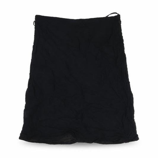 Capacity Womens Black Viscose Swing Skirt Size 10