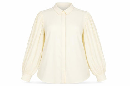 Womens UK Size 16 Marks and Spencer Yellow Basic Button-Up