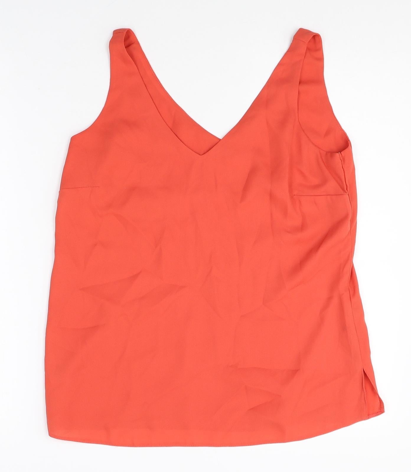 Womens UK Size 8 Wallis Red Basic Tank