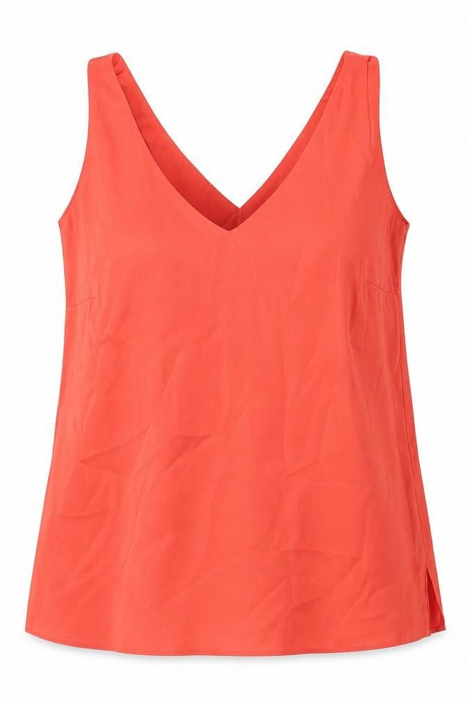 Womens UK Size 8 Wallis Red Basic Tank