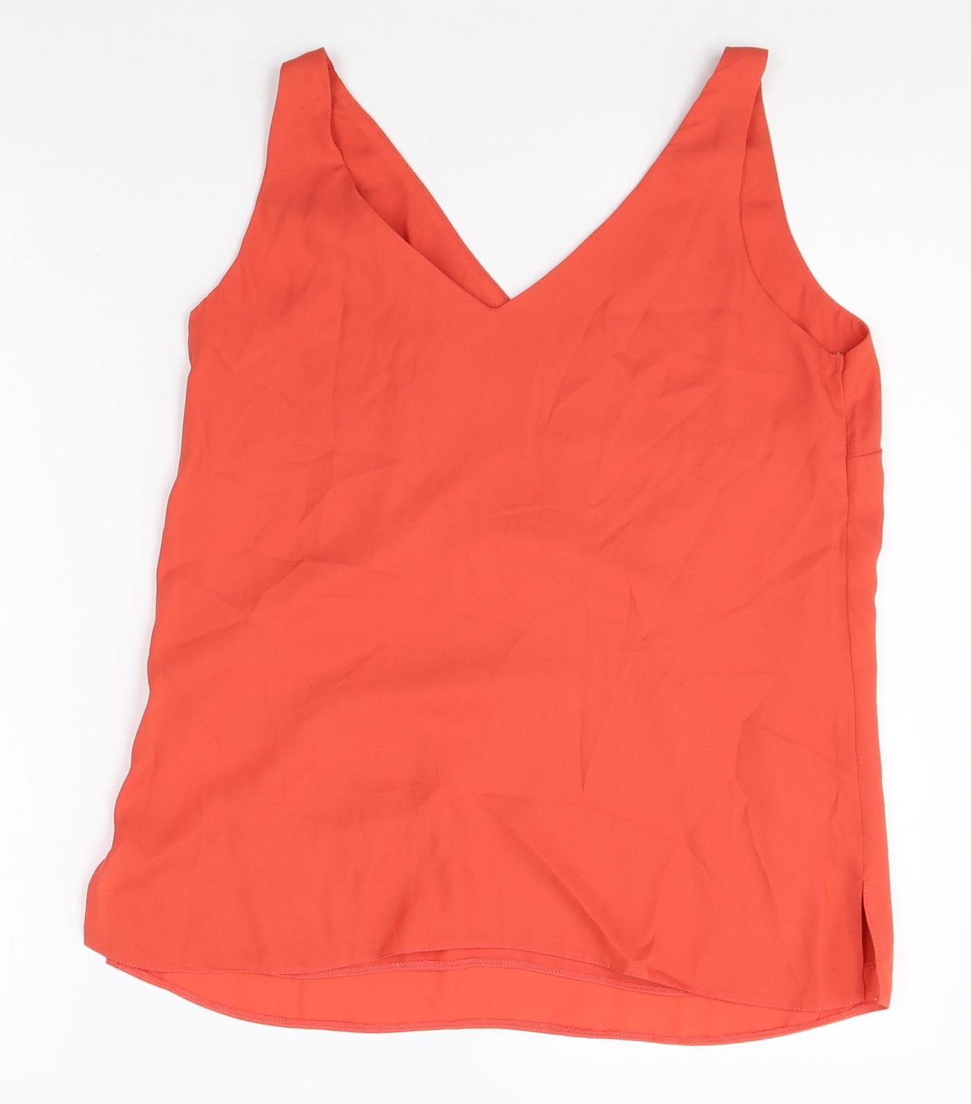 Womens UK Size 8 Wallis Red Basic Tank