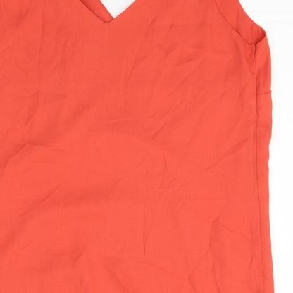 Womens UK Size 8 Wallis Red Basic Tank