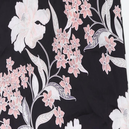 NEXT Womens Multicoloured Floral Polyester Slip Dress Size 10 V-Neck Pullover